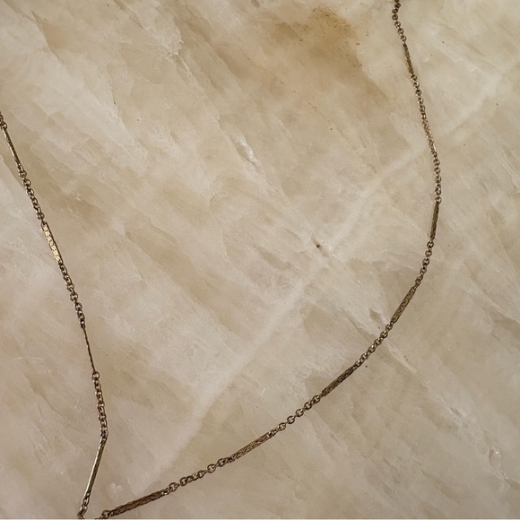 Vintage 70s multicolor eclectic necklace gold chain boho millefiori - Picture 3 of 4